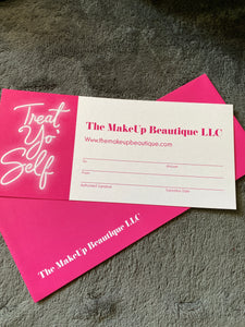 The MakeUp Beautique LLC Gift Cards